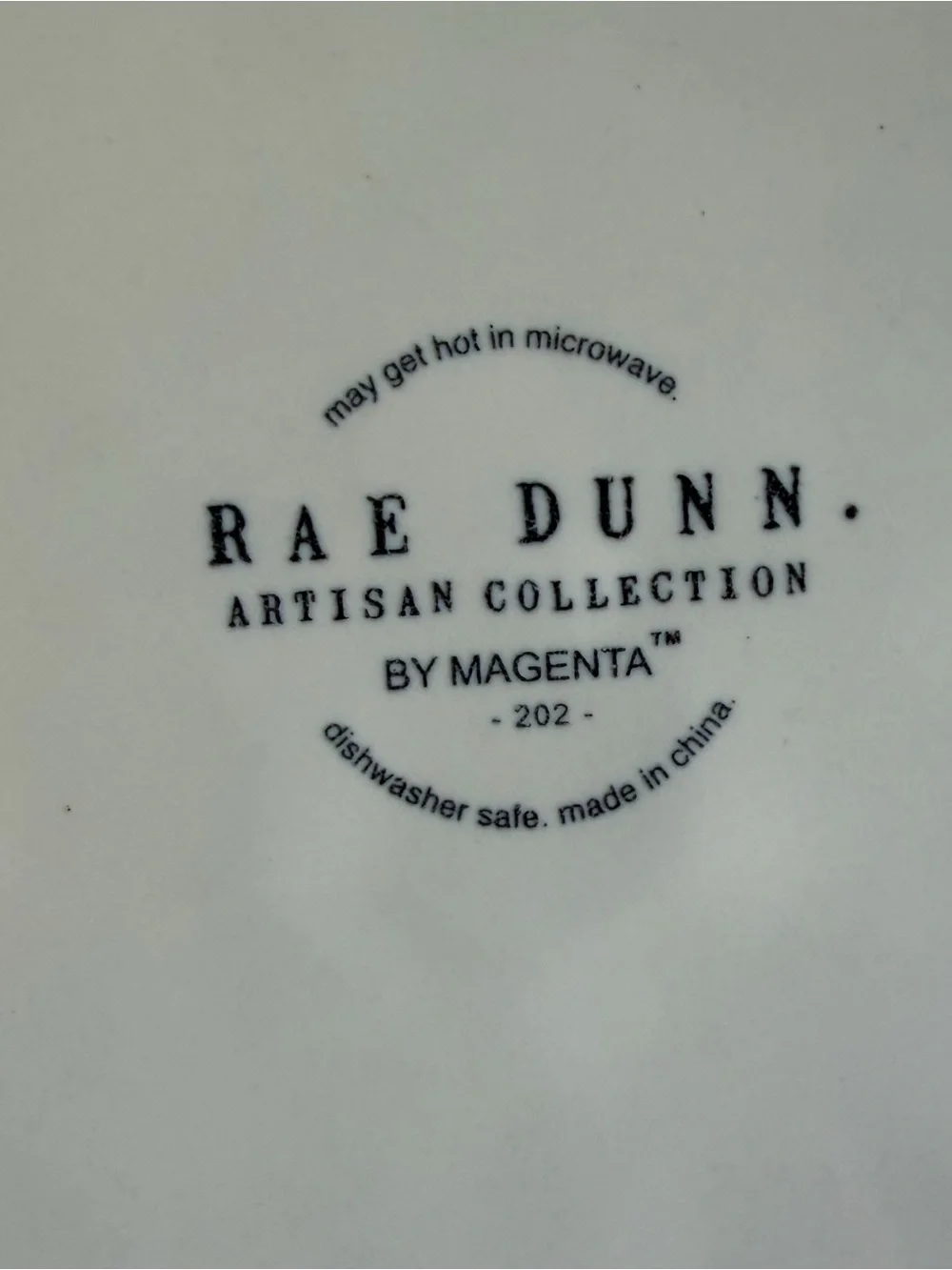 Rae Dunn Ceramic 'GULP' Pet Bowl - Off White